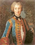 Louis de Silvestre Anna Orzelska in riding habit oil painting reproduction